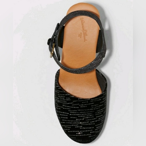 New Women's Marcia Jet Black and Silver heels - Picture 2 of 8